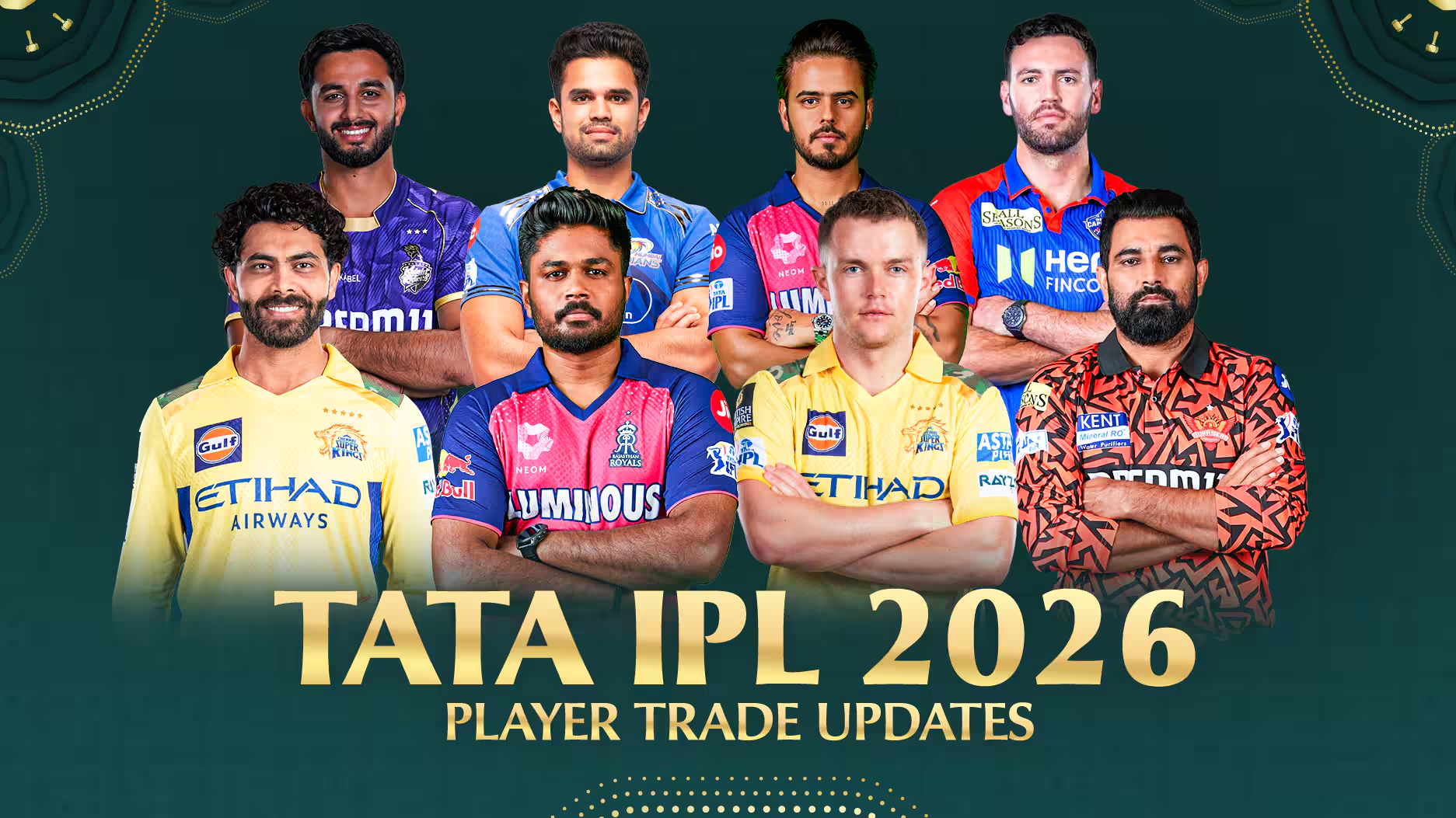 IPL 2026 all teams and captains - Bajigar11